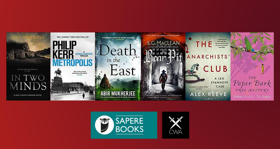 The Sapere Books Historical Dagger Award Shortlist 2020